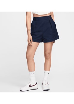 Damskie spodenki z wysokim stanem 8 cm Nike Sportswear Collection - Niebieski ze sklepu Nike poland w kategorii Szorty - zdjęcie 171331587