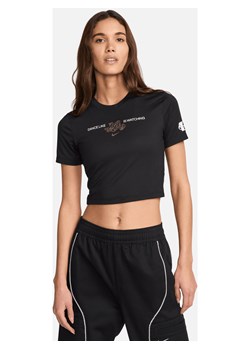 Damski T-shirt z krótkim rękawem Nike Sportswear - Czerń ze sklepu Nike poland w kategorii Bluzki damskie - zdjęcie 171331628