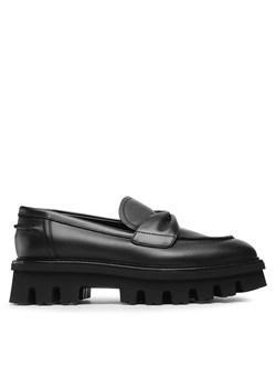 Loafersy AGL Natalia Moc D721069PTWALDI0000 Czarny ze sklepu eobuwie.pl w kategorii Półbuty damskie - zdjęcie 171331936