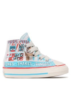 Trampki Converse Chuck 70 1V Hi A00397C White/Baltic Blue/Soft Red ze sklepu eobuwie.pl w kategorii Trampki dziecięce - zdjęcie 171333398