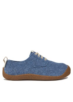 Półbuty Keen Mosey Derby 1026450-10 Blue Felt/Birch ze sklepu eobuwie.pl w kategorii Półbuty damskie - zdjęcie 171335079