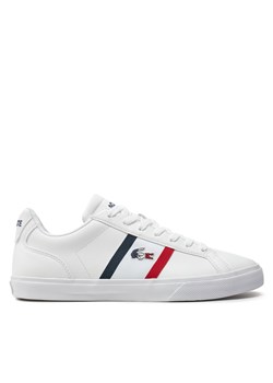 Sneakersy Lacoste Lerond Pro Leather 745CMA0055 Biały ze sklepu eobuwie.pl w kategorii Buty sportowe męskie - zdjęcie 171335609