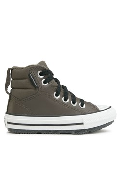 Trampki Converse Chuck Taylor All Star Berkshire Boot A04812C Taupe ze sklepu eobuwie.pl w kategorii Trampki dziecięce - zdjęcie 171335676