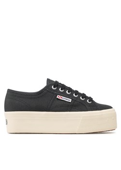 Tenisówki Superga 2790 Platform S9111LW Czarny ze sklepu eobuwie.pl w kategorii Trampki damskie - zdjęcie 171335936