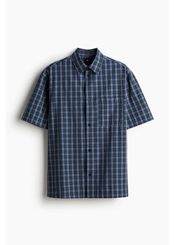 H & M - Koszula z krótkim rękawem Loose Fit - Niebieski ze sklepu H&M w kategorii Koszule męskie - zdjęcie 171337108