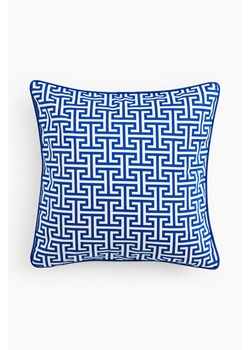 H & M - Wzorzysta poszewka na poduszkę - Niebieski ze sklepu H&M w kategorii Poszewki na poduszki - zdjęcie 171337128