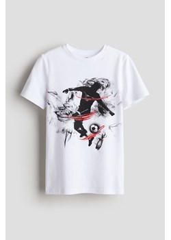 H & M - T-shirt z nadrukiem motywu - Biały ze sklepu H&M w kategorii T-shirty chłopięce - zdjęcie 171337175