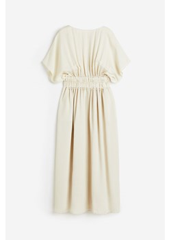 H & M - Sukienka z domieszką jedwabiu - Beżowy ze sklepu H&M w kategorii Sukienki - zdjęcie 171337269