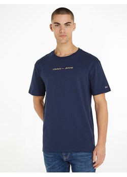 TOMMY JEANS Koszulka w kolorze granatowym ze sklepu Limango Polska w kategorii T-shirty męskie - zdjęcie 171338198