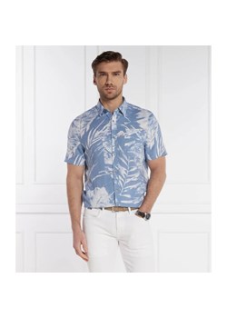 GUESS Lniana koszula SS COLLIN INSIDE PRI | Regular Fit ze sklepu Gomez Fashion Store w kategorii Koszule męskie - zdjęcie 171338757