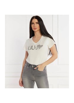 Liu Jo Sport T-shirt | Regular Fit ze sklepu Gomez Fashion Store w kategorii Bluzki damskie - zdjęcie 171338776