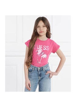 Guess T-shirt | Regular Fit ze sklepu Gomez Fashion Store w kategorii Bluzki dziewczęce - zdjęcie 171339196