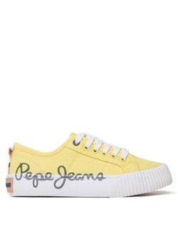 Pepe Jeans Tenisówki Ottis Log G PGS30577 Żółty ze sklepu MODIVO w kategorii Trampki dziecięce - zdjęcie 171341826