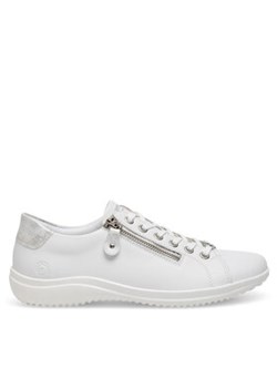 Rieker Sneakersy D1E03-80 Biały ze sklepu MODIVO w kategorii Półbuty damskie - zdjęcie 171343538