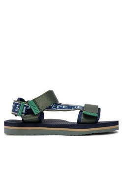 Pepe Jeans Sandały Pool One B PBS70063 Khaki ze sklepu MODIVO w kategorii Sandały dziecięce - zdjęcie 171344385