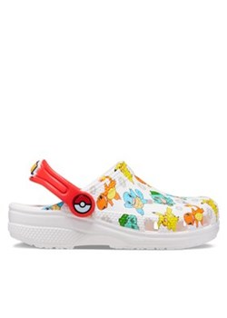 Crocs Klapki Classic Pokemon Clog Kids 207739 Biały ze sklepu MODIVO w kategorii Klapki dziecięce - zdjęcie 171344519