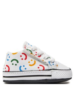 Converse Tenisówki Chuck Taylor All Star Cribster Easy On Doodles A06353C Biały ze sklepu MODIVO w kategorii Trampki dziecięce - zdjęcie 171344705