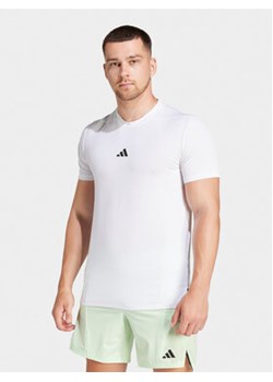 adidas Koszulka techniczna Designed for Training IS3808 Biały Slim Fit ze sklepu MODIVO w kategorii T-shirty męskie - zdjęcie 171344875