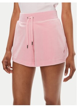 Juicy Couture Szorty sportowe Eve JCCH121001 Różowy Slim Fit ze sklepu MODIVO w kategorii Szorty - zdjęcie 171345169