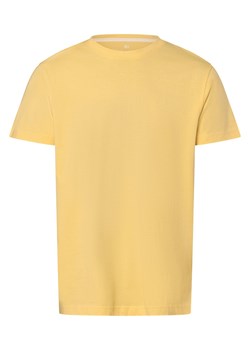 Nils Sundström Koszulka męska Mężczyźni Bawełna żółty jednolity ze sklepu vangraaf w kategorii T-shirty męskie - zdjęcie 171346328