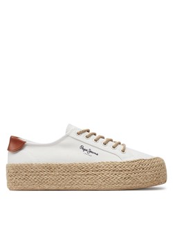 Espadryle Pepe Jeans Kyle Classic PLS10412 Biały ze sklepu eobuwie.pl w kategorii Espadryle damskie - zdjęcie 171346409