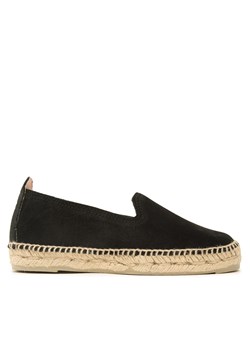 Espadryle Manebi Suede Flat Espadrilles Czarny ze sklepu eobuwie.pl w kategorii Espadryle damskie - zdjęcie 171346417