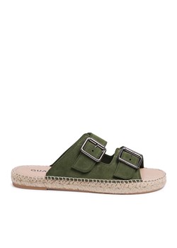 Espadryle QUAZI QZ-63-04-000623 Zielony ze sklepu eobuwie.pl w kategorii Espadryle męskie - zdjęcie 171346555