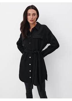 Mohito - Koszulowa sukienka mini - czarny ze sklepu Mohito w kategorii Koszule damskie - zdjęcie 171348558
