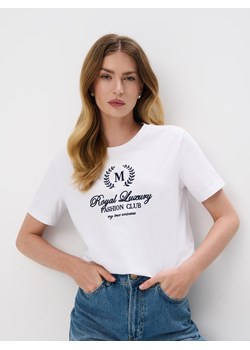 Mohito - T-shirt z nadrukiem - biały ze sklepu Mohito w kategorii Bluzki damskie - zdjęcie 171348568