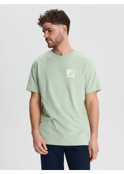 Sinsay - Koszulka z nadrukiem - zielony ze sklepu Sinsay w kategorii T-shirty męskie - zdjęcie 171349275