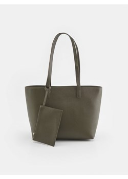 Sinsay - Torba shopper - khaki ze sklepu Sinsay w kategorii Torby Shopper bag - zdjęcie 171349338