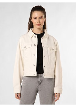 BOSS Orange Damska kurtka dżinsowa - C_Trucker Jacket Kobiety Bawełna biały jednolity ze sklepu vangraaf w kategorii Kurtki damskie - zdjęcie 171351047