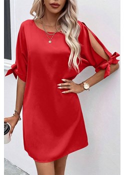 Sukienka BENDIDA RED ze sklepu Ivet Shop w kategorii Sukienki - zdjęcie 171351439