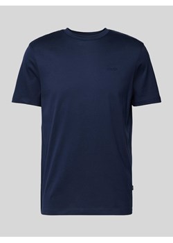 T-shirt z prążkowanym,okrągłym dekoltem model ‘Cosmo’ ze sklepu Peek&Cloppenburg  w kategorii T-shirty męskie - zdjęcie 171351645