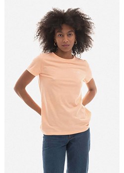 A.P.C. t-shirt damski kolor beżowy COEVS.F26012-PEACHHEATH ze sklepu ANSWEAR.com w kategorii Bluzki damskie - zdjęcie 171352696