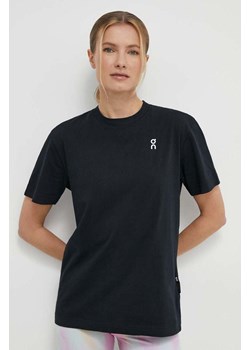 On-running t-shirt Graphic-T damski kolor czarny ze sklepu ANSWEAR.com w kategorii Bluzki damskie - zdjęcie 171352966