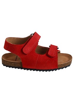 vertbaudet Skórzane sandały w kolorze czerwonym ze sklepu Limango Polska w kategorii Sandały dziecięce - zdjęcie 171354395