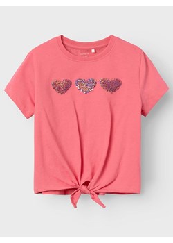 name it Koszulka &quot;Dostar&quot; w kolorze różowym ze sklepu Limango Polska w kategorii Bluzki dziewczęce - zdjęcie 171354469