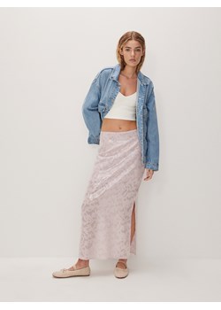 Reserved - Cekinowa spódnica maxi - różowy ze sklepu Reserved w kategorii Spódnice - zdjęcie 171355946