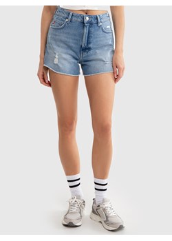 Szorty damskie jeansowe z kolekcji Authentic z przetarciami niebieskie Authentic Girl 292 ze sklepu Big Star w kategorii Szorty - zdjęcie 171359979
