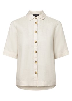 Franco Callegari Damska bluzka lniana Kobiety len écru jednolity ze sklepu vangraaf w kategorii Koszule damskie - zdjęcie 171361225