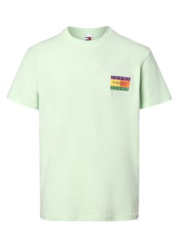 Tommy Jeans Koszulka męska Mężczyźni Bawełna seledynowy nadruk ze sklepu vangraaf w kategorii T-shirty męskie - zdjęcie 171361249