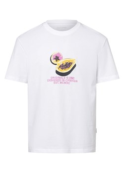 Jack & Jones Koszulka męska - JORTampa Mężczyźni Bawełna biały nadruk ze sklepu vangraaf w kategorii T-shirty męskie - zdjęcie 171361256