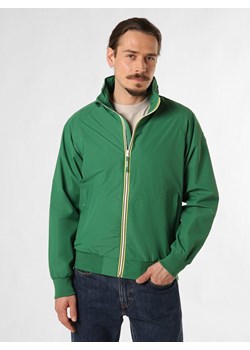Derbe Męska kurtka funkcjonalna - Ripby Mężczyźni zielony jednolity ze sklepu vangraaf w kategorii Bluzy męskie - zdjęcie 171361317