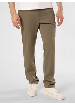 BRAX Spodnie - Cadiz Mężczyźni Bawełna khaki jednolity ze sklepu vangraaf w kategorii Spodnie męskie - zdjęcie 171361319