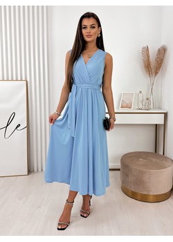 sukienka layla niebieska uni ze sklepu UBRA w kategorii Sukienki - zdjęcie 171363219
