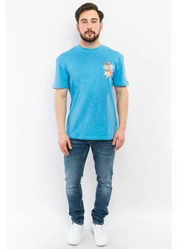 t-shirt męski tommy jeans dm0dm10895 niebieski ze sklepu Royal Shop w kategorii T-shirty męskie - zdjęcie 171364007