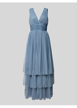 Sukienka wieczorowa z efektem stopniowania ze sklepu Peek&Cloppenburg  w kategorii Sukienki - zdjęcie 171364079