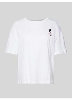 T-shirt z nadrukowanym motywem ze sklepu Peek&Cloppenburg  w kategorii Bluzki damskie - zdjęcie 171364087