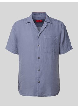 Koszula casualowa o kroju straight fit z lnu model ‘Ellino’ ze sklepu Peek&Cloppenburg  w kategorii Koszule męskie - zdjęcie 171364217